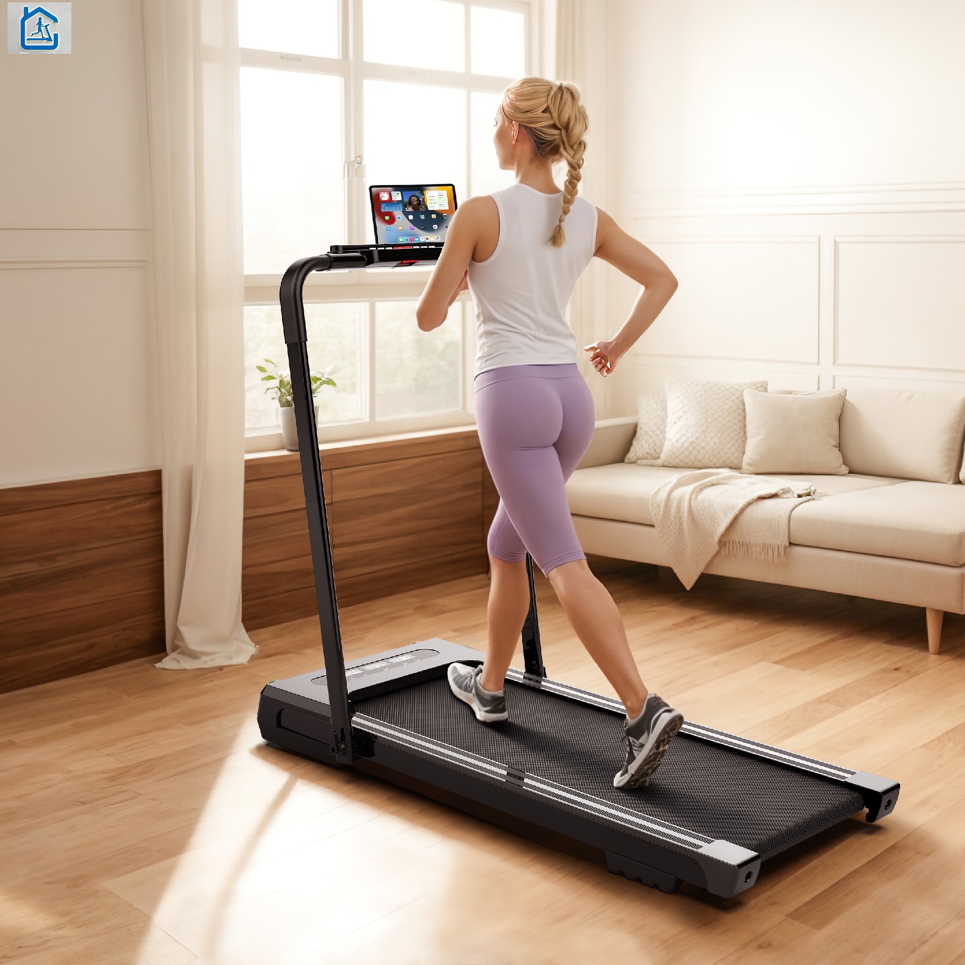 JK31-8 2 in 1 under desk treadmill